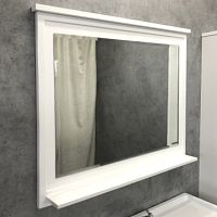 Зеркало Comforty 00004147993 Феррара подвесное 100х80 см, белый