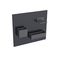 Комплект магнитной доски Geberit  449 x 388 x 75 мм, цвет: черный матовый купить недорого в интернет-магазине Керамос