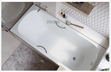 Сет 2032 Start 1600x750UR_Чугунная ванна+1231B_Ручки для ванны Wotte Start+Комплект ножек №5_для чугунных ванн Универсал (17923612) - для всех моделей ванн