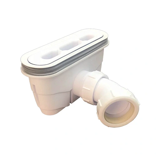 Сифон Veconi S-010-TZV-19C3 для поддона, белый Сифон Veconi S-010-TZV-19C3 для поддона, белый