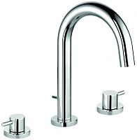 Смеситель Kludi 383930576 Bozz для умывальника на 3 отверстия, ручки литые рычаги, хром Смеситель Kludi 383930576 Bozz для умывальника на 3 отверстия, ручки литые рычаги, хром