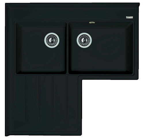 Мойка для кухни Florentina 20.380.L0960.302 Адрия 96х96 см, с крылом, антрацит Мойка для кухни Florentina 20.380.L0960.302 Адрия 96х96 см, с крылом, антрацит снят с производства