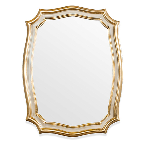 Зеркало TW в раме 64х84 см, цвет рамы золото,слоновая кость,TW02117oro,avorio купить недорого в интернет-магазине Керамос
