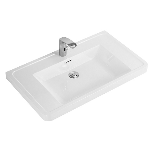 Раковина BelBagno EA-1000-LVB Ancona-N/Energia-N из искусственного мрамора 100х48 см, белая