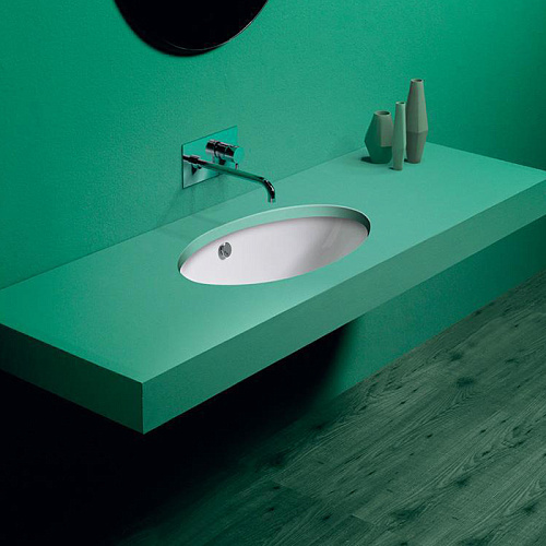 SIMAS LFT74bi Lft Spazio раковина встр. под столешницу 66х39см, цвет белый