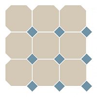 Неглазурованный керамогранит TOPCER Field Material 4401OCT11/1C_Beige/BlueCobalt