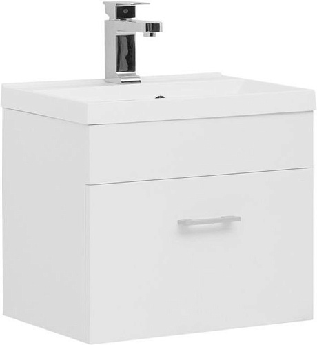 Тумба с раковиной Aquanet 00212849 Нота, 50х35 см, белая снят с производства