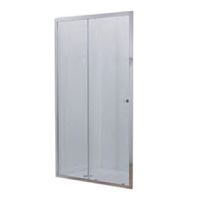 Дверь 140х190 Jacob Delafon E14C140-GA SERENITY реверсивная, стекло 6 мм, прозрачное, профиль хром /140х190/