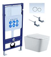 Инсталляция с подвесным унитазом Aquatek ЛИБРА New SET EY AQUATEK ЛИБРА N KDI15