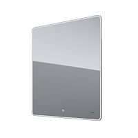 Зеркало Dreja 99.9028 Point, 70x80 см, сенсорный выключатель/LED-подсветка, белое