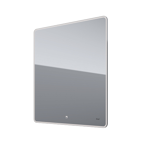 Зеркало Dreja 99.9028 Point, 70x80 см, сенсорный выключатель/LED-подсветка, белое купить недорого в интернет-магазине Керамос