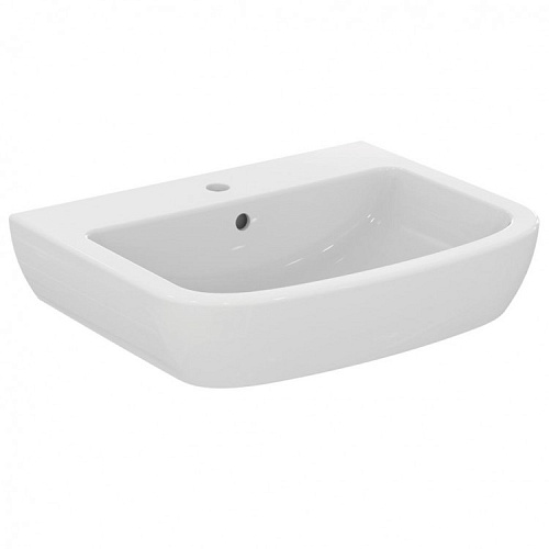 Раковина Ideal Standard T056301 Tempo подвесная 65х50 см, с 1-м отверстием под смеситель, Euro White (евробелый) Раковина Ideal Standard T056301 Tempo подвесная 65х50 см, с 1-м отверстием под смеситель, Euro White (евробелый)