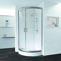 Душевой угол RGW PA-55 06085588-11 Passage полукруглый 80х80х214 см, прозрачное стекло Душевой угол RGW PA-55 06085588-11 Passage полукруглый 80х80х214 см, прозрачное стекло