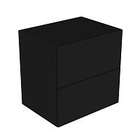 Тумба Keuco 31323330100 Edition 11 боковая 70х53.5 см, черный/матовая
