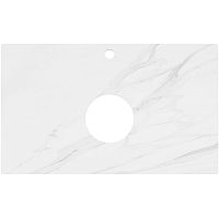 Столешница Kerama Marazzi PL1.SG507120R\80 Plaza Classic Neo под раковину, 80 см, Монте тиберио/белый мрамор Столешница Kerama Marazzi PL1.SG507120R\80 Plaza Classic Neo под раковину, 80 см, Монте тиберио/белый мрамор