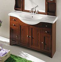 База под раковину 120 см Eban FBSGM120-N noce*8 Gemma без ручек, цвет noce