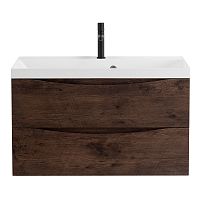 База BelBagno MARINO-900-2C-SO-RW-P под раковину 90х45 см, подвесная, Rovere Moro (темный дуб)