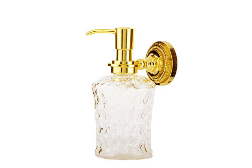 Диспенсер Boheme 10418 Imperiale для жидкого мыла, настенный, золото купить недорого в интернет-магазине Керамос