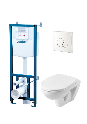Инсталляция с подвесным унитазом Santek  1.WH50.1.544