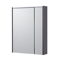 Зеркальный шкаф Roca ZRU9302968 RONDA подсветка,стекл,полоч,64,5х19х83,(белый глянец,серый матовый)