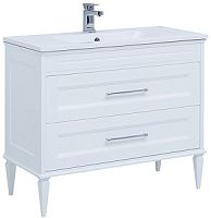 Тумба с раковиной Aquanet 00260666 Бостон, 101х47 см, белая