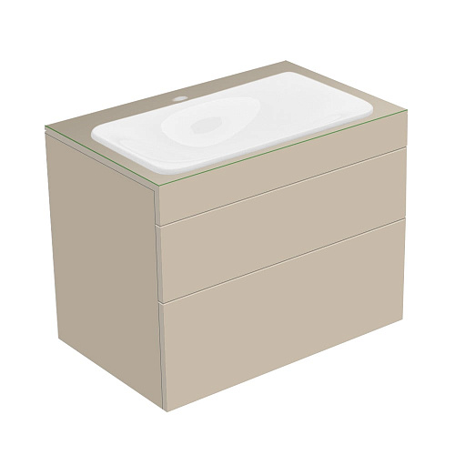 Тумба Keuco 31571180100 Edition 400 под умывальник 70х53.5 см, кашемир/стекло глянцевое кашемир купить недорого в интернет-магазине Керамос