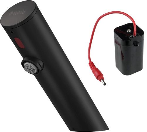 Смеситель Deante BQR_N28R Sensor для раковины сенсорный, без регулировки температуры, от батареек, Nero (черный)