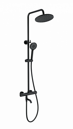 Душевая система с термостатом Wonzon & Woghand  WW-B3047-A1-MB