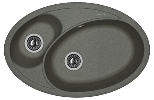 Мойка для кухни Florentina 20.265.E0780.102 Селена 78х51 см, черная снят с производства