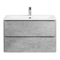 База BelBagno ALBANO-1000-2C-SO-CVG под раковину 100х45 см, подвесная, Cemento Verona Grigio (серый цемент)