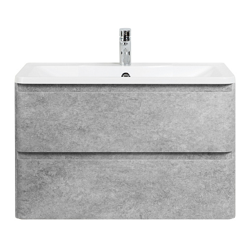 База BelBagno ALBANO-1000-2C-SO-CVG под раковину 100х45 см, подвесная, Cemento Verona Grigio (серый цемент) купить недорого в интернет-магазине Керамос