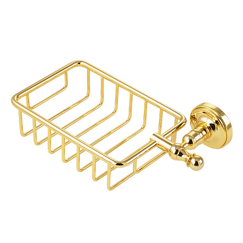 Решетка-корзинка Migliore 17336 Mirella настенная, золото купить недорого в интернет-магазине Керамос