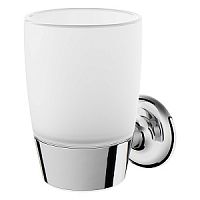 Стеклянный стакан AM.PM A8034300 Like, с настенным держателем, хром