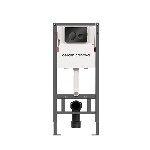 Инсталляция для унитаза, с клавишей Ceramica Nova Balance/ Circle CN121001MB