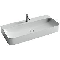 Умывальник Ceramica Nova CN2007 Aura, без перелива, 100х47 см, белый Умывальник Ceramica Nova CN2007 Aura, без перелива, 100х47 см, белый