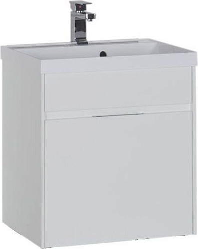 Тумба с раковиной Aquanet 00212979 Латина, 60х45 см, белая снят с производства