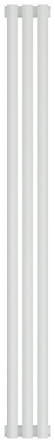 Радиатор Сунержа 30-0302-1203 Эстет-11 отопительный н/ж 1200х135 мм/ 3 секции, матовый белый