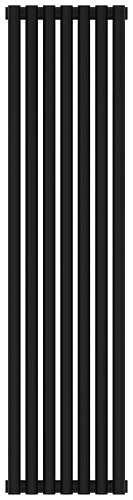 Радиатор Сунержа 31-0332-1207 Эстет-00 отопительный н/ж 1200х315 мм/ 7 секций, матовый черный
