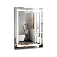 Зеркало Azario ФР-00001378 Рига подвесное, с подсветкой, 60х80 см, белое
