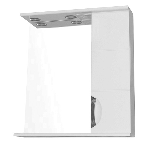 Зеркальный шкаф Loranto CS00024671 Стиль, 60х82 см, белый купить недорого в интернет-магазине Керамос