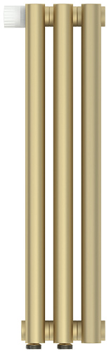 Радиатор Сунержа 022-0310-5003 Эстет-1 отопительный н/ж EU50 левый 500х135 мм/ 3 секции, матовая шампань