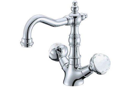 Смеситель Boheme 352 Brillante Presente для умывальника, высокий, хром