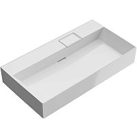 Раковина Kerama Marazzi LO.wb.90.0 Logica подвесная/мебельная 90х48 см, без отверстий, белый глянец Раковина Kerama Marazzi LO.wb.90.0 Logica подвесная/мебельная 90х48 см, без отверстий, белый глянец
