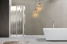 Душевой уголок Vincea VSR-1G8090CH Garda, 90х80 см, профиль хром/стекло шиншилла