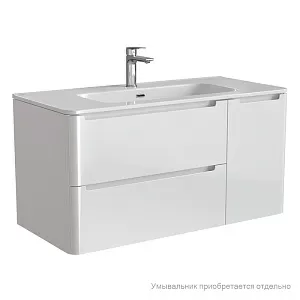 Тумба IDDIS, EDI10W1i95 Edifice подвесная, 100х46 см, белый