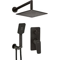 Набор Deante NAC_N9JP Jasmin для душа скрытого монтажа, Nero (черный)