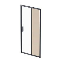 Душевая дверь AM.PM W90G-100-1-195BBr Gem раздвижная, черный/тонированное