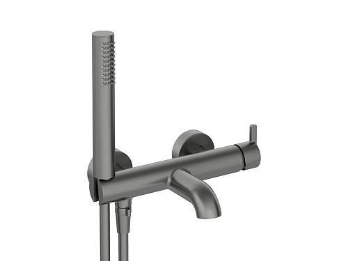 Смеситель Deante BQS_D11M Silia для ванны с душевым гарнитуром, Titanium (титан) Смеситель Deante BQS_D11M Silia для ванны с душевым гарнитуром, Titanium (титан)