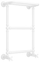 Полотенцесушитель водяной Сунержа 30-0281-6640 Ренессанс 660х400 мм, матовый белый