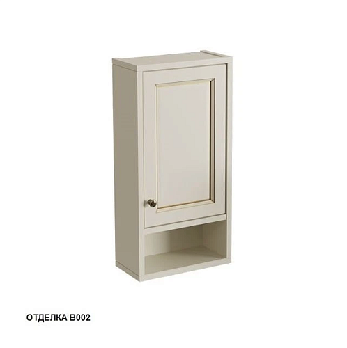 Шкаф Caprigo 33392R-B002 Albion Promo с нишей 36х75 см, правый, Bianco Antico купить недорого в интернет-магазине Керамос